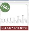 Quadrios 24CA427 Nagelschellen 24CA427 Bündel-Ø-Bereich 2 bis 12 mm Weiß 700 St.