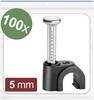 Quadrios 24CA429 Nagelschellen 24CA429 Bündel-Ø-Bereich 3 bis 5 mm Schwarz 100 St.