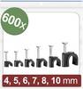 Quadrios 24CA437 Nagelschellen 24CA437 Bündel-Ø-Bereich 2 bis 10 mm Schwarz 600 St.