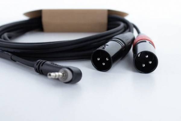 Cordial EY 1,5 WRMM XLR Y-Adapter [1x Klinkenstecker 3.5 mm - 2x XLR-Stecker 3 polig] 1.50 m Schwarz