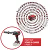 Akkuschrauber mit Zubehör und Ladegerät. Text: 'Teil der Power X-Change Familie'.