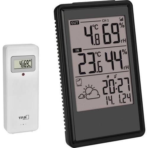 TFA Dostmann ETNA 35.1173.01 Funk-Wetterstation Vorhersage für 6 bis 12 Stunden Anzahl Sensoren max. 3