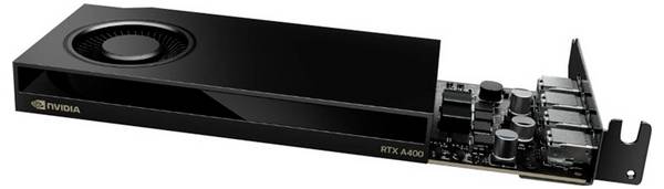 Nvidia Grafikkarte Nvidia RTX™ A400 4 GB GDDR6-RAM PCIe x8 Mini DisplayPort Low Profile, Vulkan