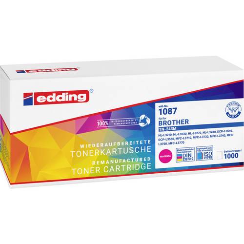 Edding Toner ersetzt Brother TN-243 Kompatibel Magenta 1000 Seiten EDD-1087 18-1087