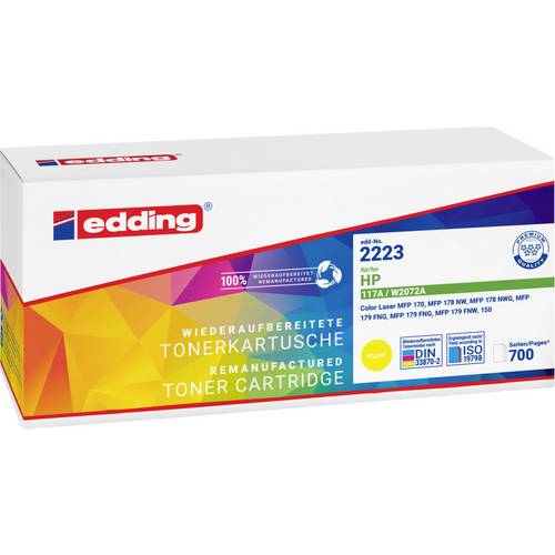Edding Toner ersetzt HP 117A Kompatibel Gelb 700 Seiten EDD-2223 18-2223