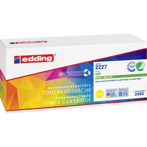Edding Toner ersetzt HP 207X Kompatibel Gelb 2450 Seiten EDD-2227 18-2227