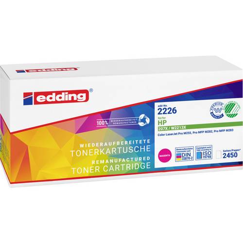 Edding Toner ersetzt HP 207X Kompatibel Magenta 2450 Seiten EDD-2226 18-2226