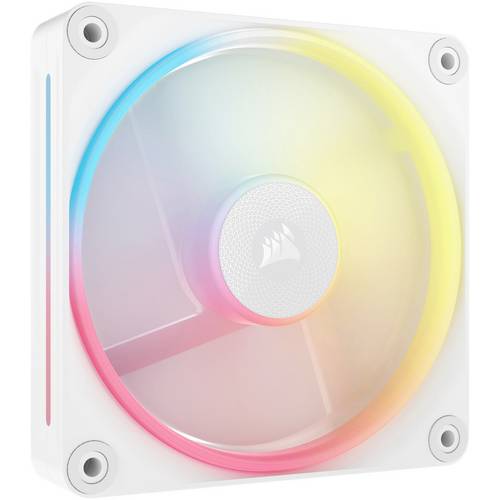 Corsair LX120-R RGB iC PC-Gehäuse-Lüfter Weiß (B x H x T) 120 x 120 x 20 mm