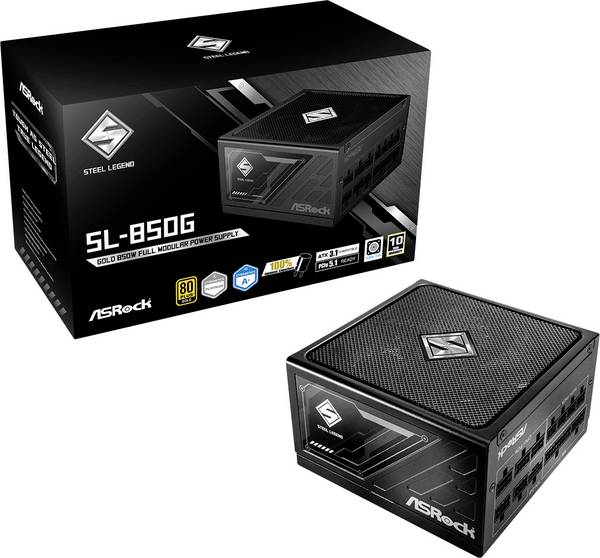 ASRock Steel Legend SL-850G PC Netzteil 850 W ATX 80PLUS® Gold