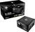 Schwarzes Computer-Netzteil 'ASRock SL-650G' mit 650W Leistung und modularem Design, abgebildet neben der passenden Verpackung.