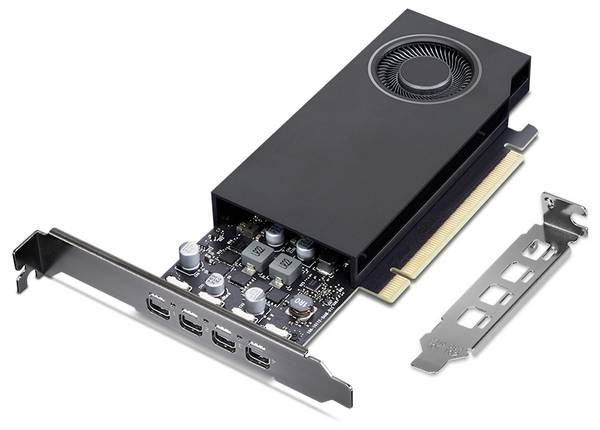Lenovo Grafikkarte Nvidia RTX™ A1000 RTX A1000  8 GB GDDR6-RAM PCIe x8  Mini DisplayPort