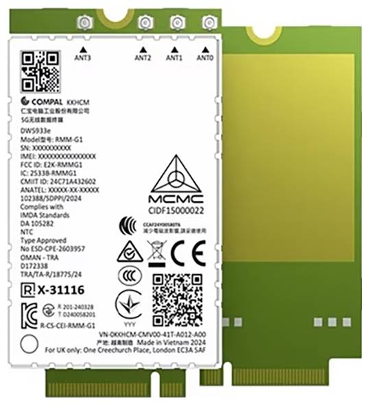 Dell Qualcomm DW5932e 5G Modem DELL-TG47N