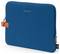 Blaue Laptophülle mit Reißverschluss und Markenlogo 'DICOTA', geeignet für den Schutz von Laptops.