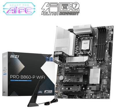 MSI B860-P Mainboard Sockel (PC) Intel® LGA 1851 Formfaktor (Details) ATX Mainboard-Chipsatz Intel® B860