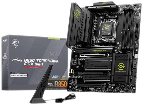 MSI B850 Mainboard Sockel (PC) AMD® AM5 Formfaktor (Details) ATX Mainboard-Chipsatz AMD® B850