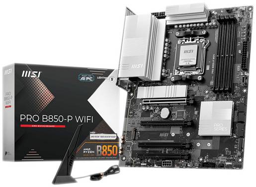 MSI B850-P Mainboard Sockel (PC) AMD® AM5 Formfaktor (Details) ATX Mainboard-Chipsatz AMD® B850