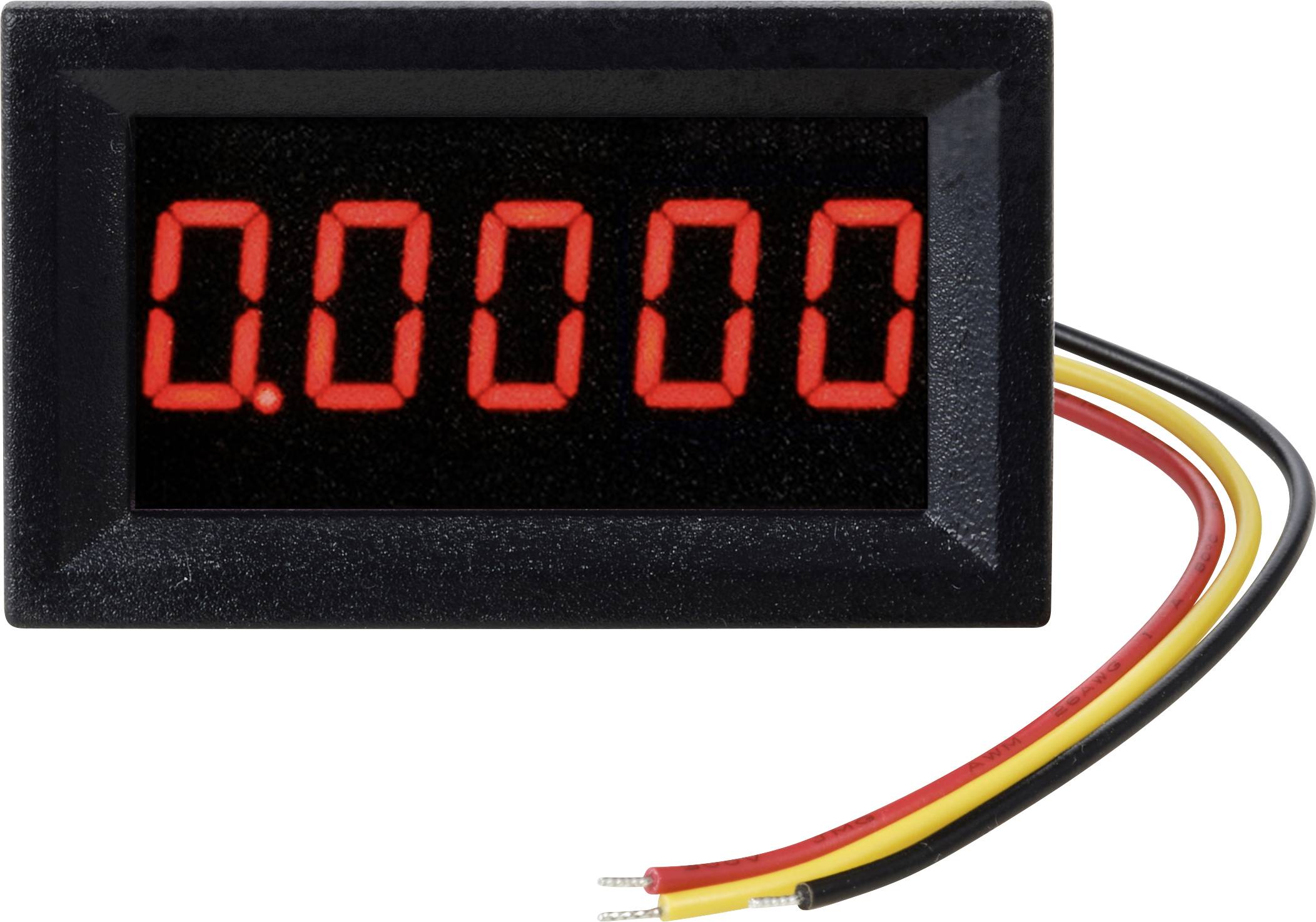 TRU COMPONENTS TC-AM5D-RED Digitales Einbaumessgerät-0