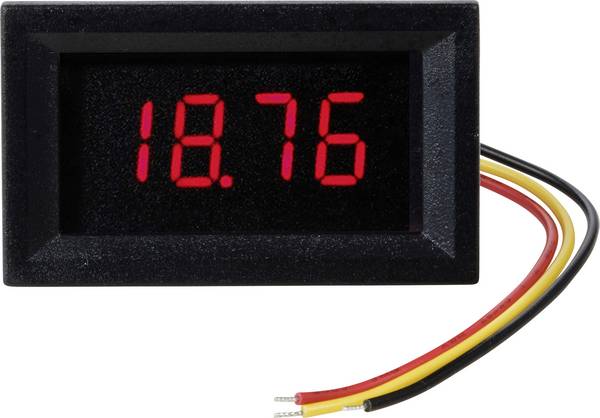 TRU COMPONENTS TC-VL4D-RED Digitales Einbaumessgerät