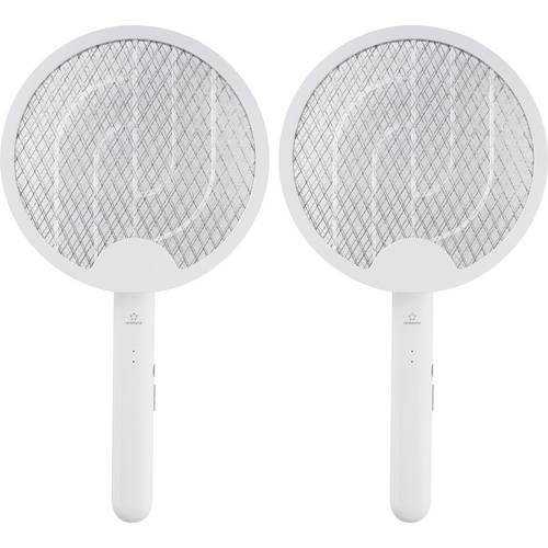 Renkforce RF-EFS-100 RF-6730842 Fliegenklatsche Stromgitter, UV-Licht (B x H x T) 430 x 230 x 46 mm Weiß 2 St.