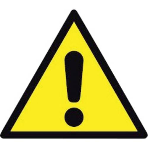 Gebotsschild Allgemeines Warnzeichen 1 St.