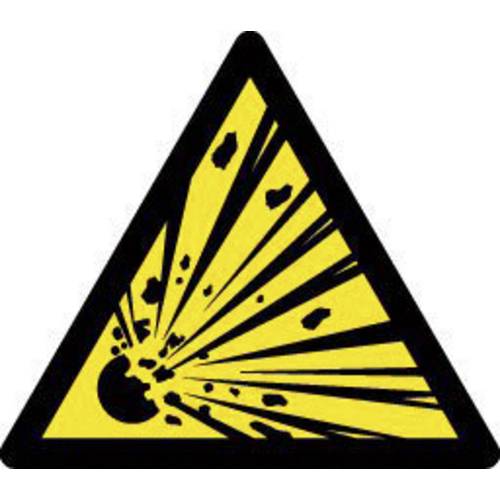Warnschild Warnung vor explosionsgefährlichen Stoffen 1 St.