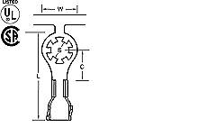 Molex 19084-0007 Ringkabelschuh 1 St. Tape on Full reel