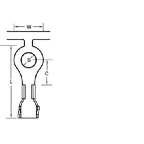 Molex 19085-0004 Ringkabelschuh 1 St. Tape on Full reel