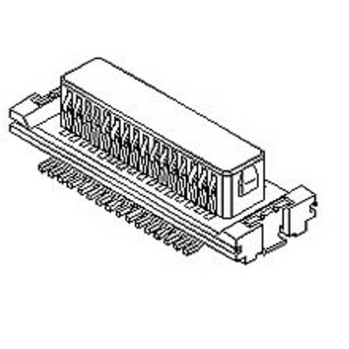 Molex Mezzanine-Steckverbinder 54434-0608 1 St. Tape on Full reel