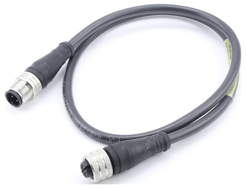 Molex 1200070475 Sensor-/Aktor-Steckverbinder, konfektioniert M12 Stecker gerade auf Kupplung gerade 3.0 m Polzahl Senso-0