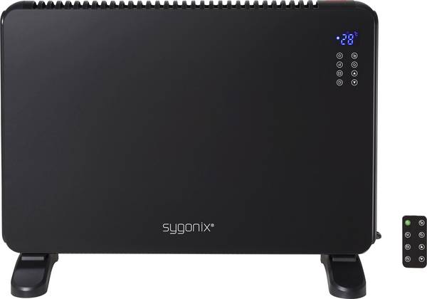 Sygonix SY-6735640 Heizgerät 20 m² Schwarz