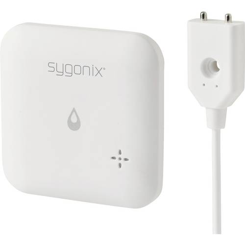 Sygonix SY-6735646 Wassermelder mit App-Steuerung, mit internem Sensor, mit externem Sensor batteriebetrieben