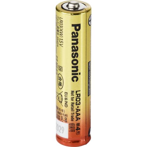 Panasonic LR03AAA Micro (AAA)-Batterie Alkali-Mangan 1300 mAh 1.5 V 400 St.