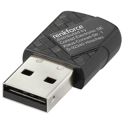 Thumbnail - Renkforce RF-WFBTA-200 WLAN- / Bluetooth®-Adapter USB-A (USB 2.0) 886 MBit/s