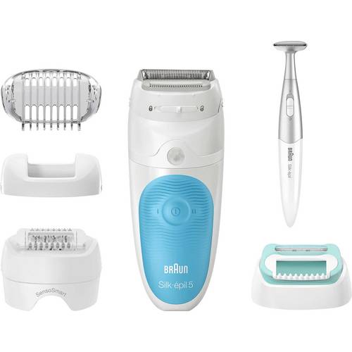 Braun Silk-epil 5-810 SensoSmart Epilierer Weiß, Blau