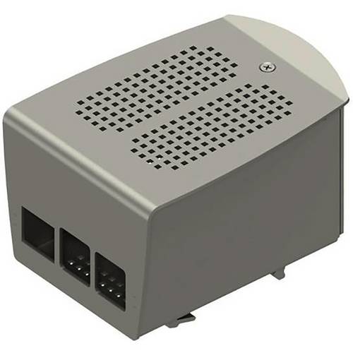 Fischer Elektronik SBC-Gehäuse Passend für (Entwicklungskits): Raspberry Pi® zur Hutschienenmontage Aluminium (eloxiert)
