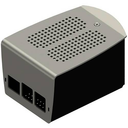 Fischer Elektronik SBC-Gehäuse Passend für (Entwicklungskits): Raspberry Pi® Aluminium (eloxiert), Schwarz (eloxiert)