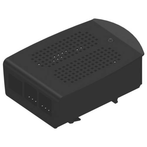 Thumbnail - Fischer Elektronik SBC-Gehäuse Passend für (Entwicklungskits): Raspberry Pi® zur Hutschienenmontage Schwarz (eloxiert)