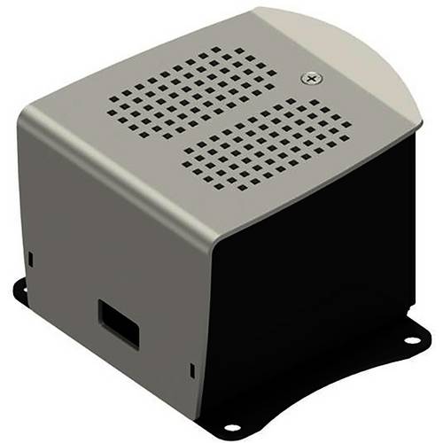 Fischer Elektronik SBC-Gehäuse Passend für (Entwicklungskits): Raspberry Pi® mit Befestigungslaschen Aluminium (eloxiert...