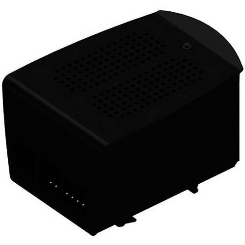 Fischer Elektronik SBC-Gehäuse Passend für (Entwicklungskits): Raspberry Pi® zur Hutschienenmontage Schwarz (eloxiert)