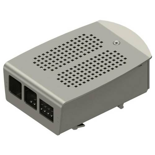 Fischer Elektronik SBC-Gehäuse Passend für (Entwicklungskits): Raspberry Pi® zur Hutschienenmontage Aluminium (eloxiert)