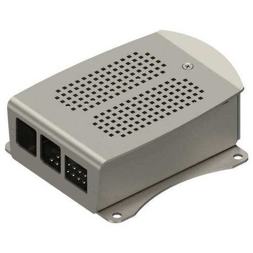 Fischer Elektronik SBC-Gehäuse Passend für (Entwicklungskits): Raspberry Pi® mit Befestigungslaschen Aluminium (eloxiert...
