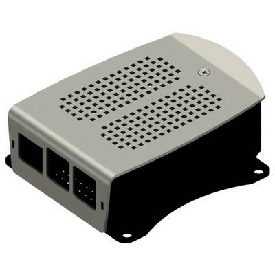 Fischer Elektronik SBC-Gehäuse Passend für (Entwicklungskits): Raspberry Pi® inkl. aktiven Kühler, mit Befestigungslasch