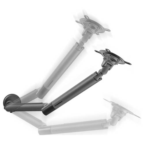 Thumbnail - One For All Design Single black Monitor-Tischhalterung 33 cm (13) - 88,9 cm (35) Schwarz Höhenverstellbar, Neigbar + Rot...