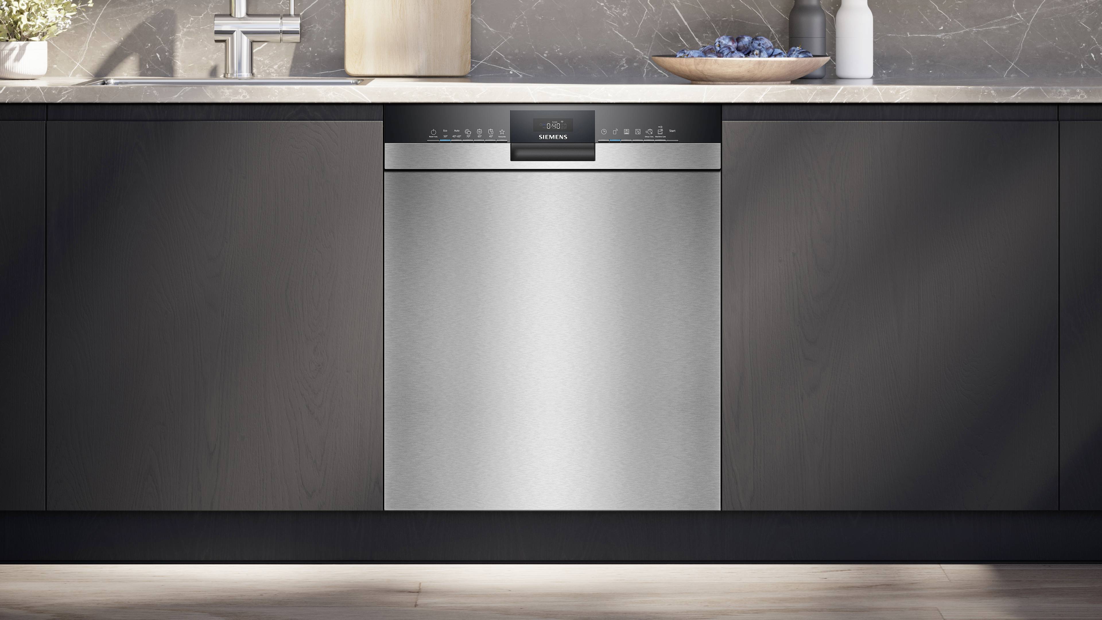 Siemens iQ300 SN43ES04TE Unterbau-Geschirrspüler 598 mm EEK: B (A - G) Unterbaufähig Stahl-3