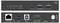 Gerät mit HDMI-Anschlüssen und USB-Ports, gekennzeichnet als 'USB Devices' und 'Host', mit Anzeigen für Verbindungen und Stromversorgung.