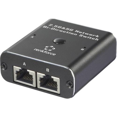 Renkforce RF-EW-700 Netzwerk Switch RJ45 2 Port 5 GBit/s USB-Stromversorgung
