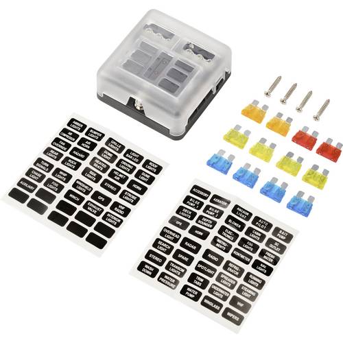 Thumbnail - TRU COMPONENTS SICHERUNGS BOX 6-tlg TC-13473376 5 A, 10 A, 15 A, 20 A