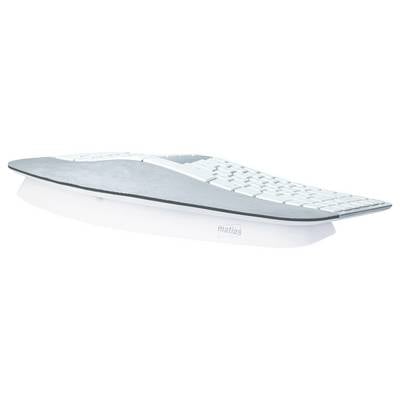 Matias FK413D-DE Sculpted Ergonomic Rechargeable Keyboard for Mac Kabellos Tastatur Deutsch, QWERTZ, Mac Silber Ergonomi-1