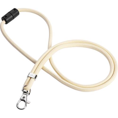 Durable 824116 Textilband Karabinerhaken Beige 10 St.