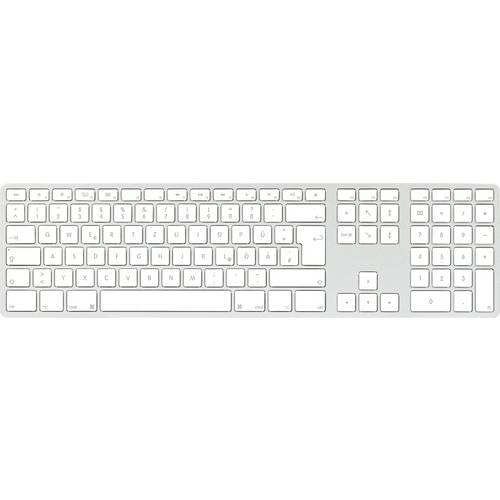 Thumbnail - Matias FK418DCS-DE Wireless USB-C® Aluminum Keyboard for Mac Kabellos Tastatur Deutsch, QWERTZ, Mac Silber